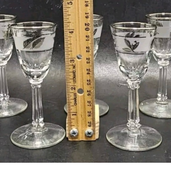 Vintage Mid Century Libby Cordial Sherry/Shot-glasses Set of 6 - Picture 1 of 10